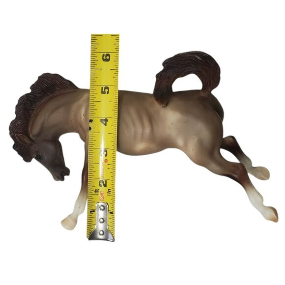 1998 Breyer Bucking Bronco Rearing Horse #730 Brown Matte Rose Dun Classic Rodeo - Picture 11 of 16
